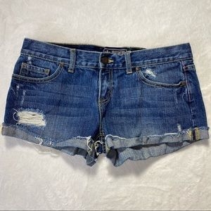 Victoria’s Secret Pink Distressed Denim Shorts